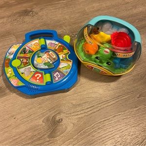Fisher Price See and Say EUC & Magical Lights Fishbowl VGUC